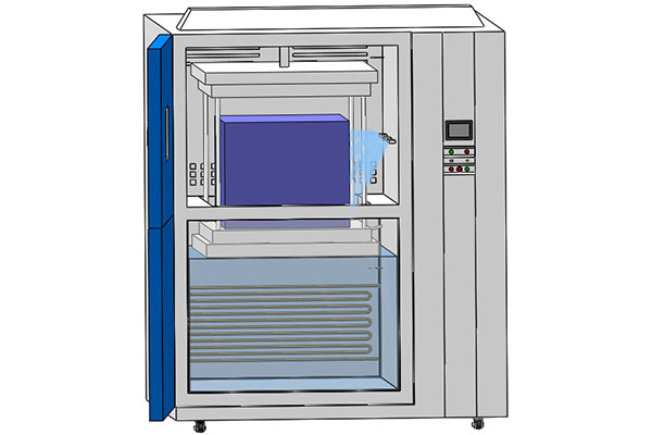 LIB Cold Water Impact Test Chamber - In Compliance with ISO 16750-4 Standard